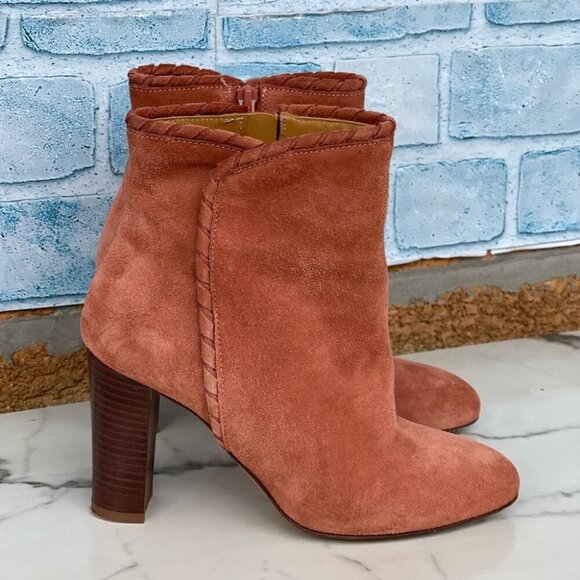 Sezane Shoes - Sezane dust Pink Suede Ankle Boots Size 37/7
